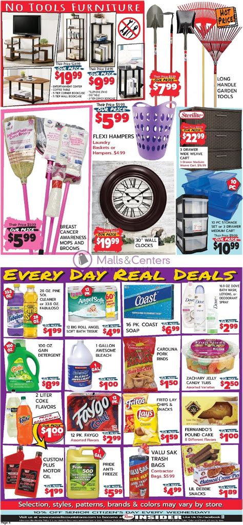 This location has as many departments as a regular <b>department</b> <b>store</b> has. . Roses department store weekly ad